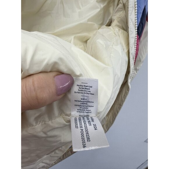 marine layer Archive Sierra Puffer Jacket Antique White Sz M NWT - Picture 6 of 13
